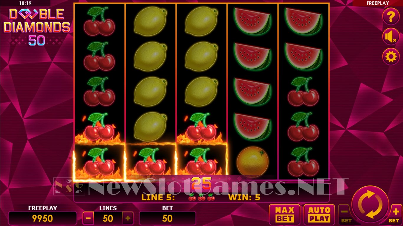 Double Diamonds 50 Slot Slot Image in Demo - pic. 2