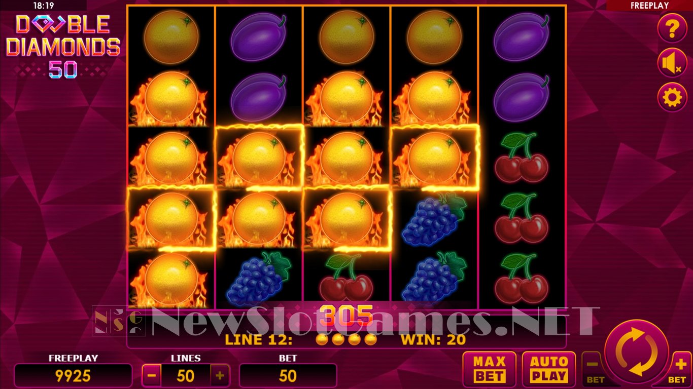 Double Diamonds 50 Slot Slot Image in Demo - pic. 3