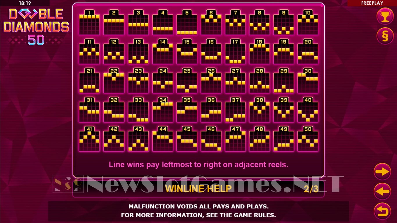 Double Diamonds 50 Slot Slot Image in Demo - pic. 7