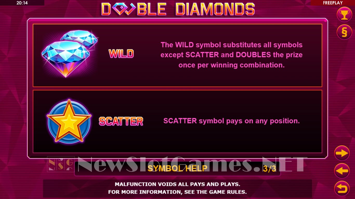 Double Diamonds Slot Slot Image in Demo - pic. 8