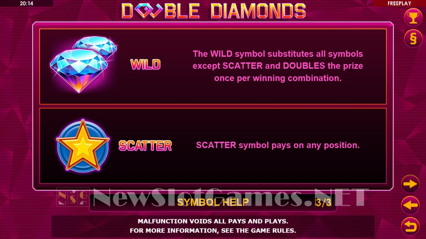 Double Diamonds Slot Slot Image in Demo - pic. 9