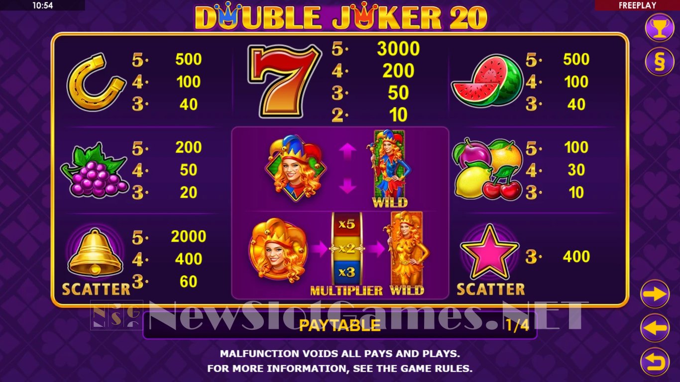 Double Joker 20 Slot Slot Image in Demo - pic. 6