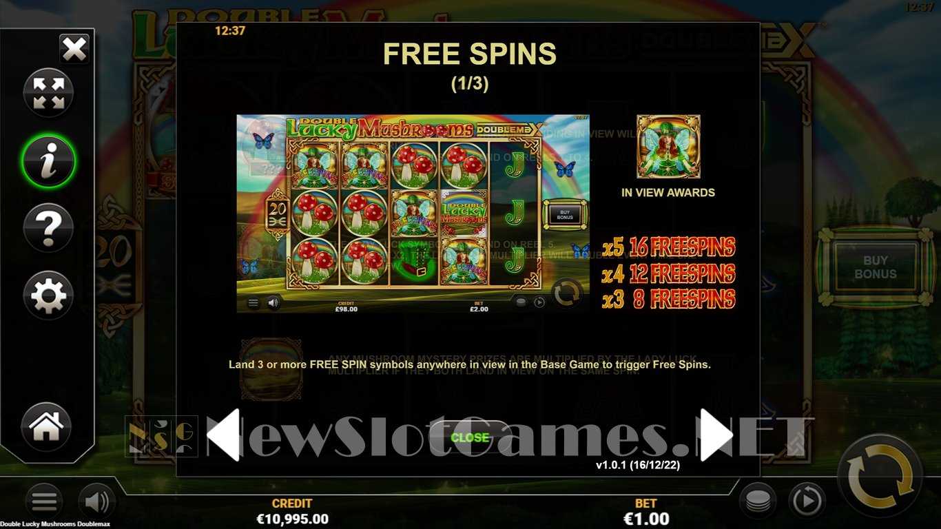 Double Lucky Mushrooms Slot Slot Image in Demo - pic. 4