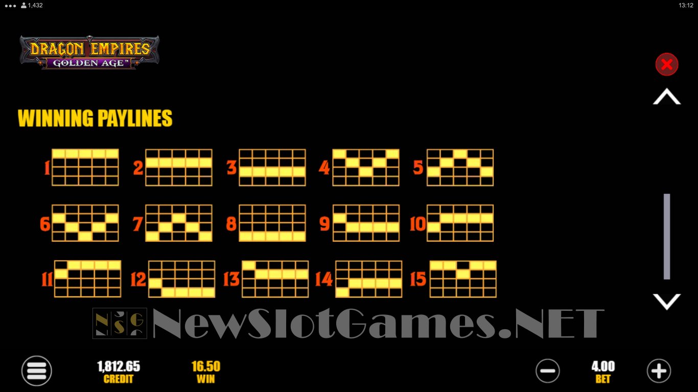Dragon Empires Golden Age Slot Slot Image in Demo - pic. 10
