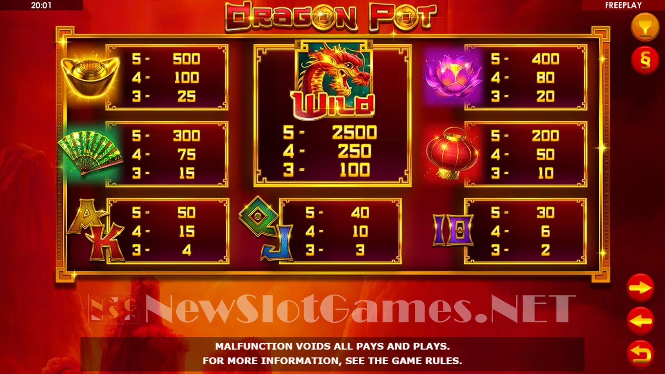 Dragon Pot Slot Slot Image in Demo - pic. 8