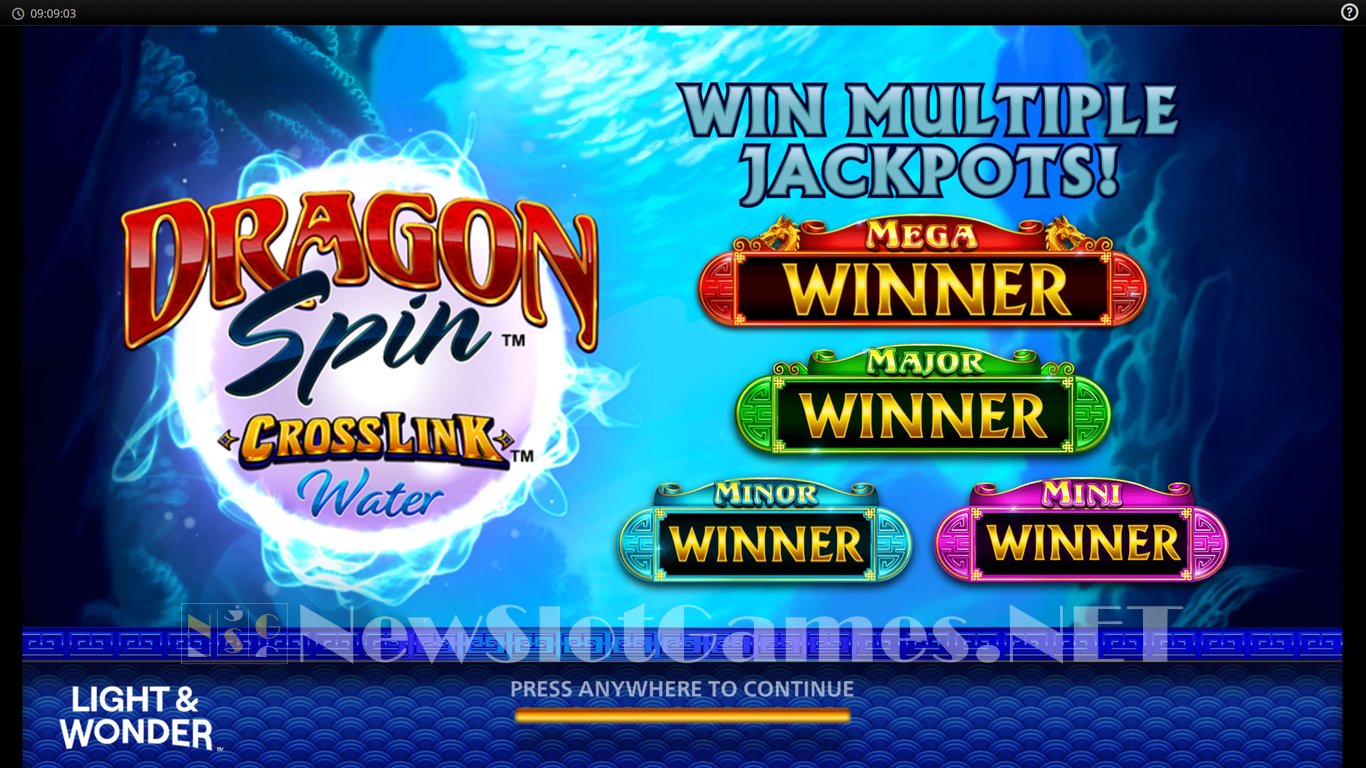 Dragon Spin CrossLink Water Slot Demo Image