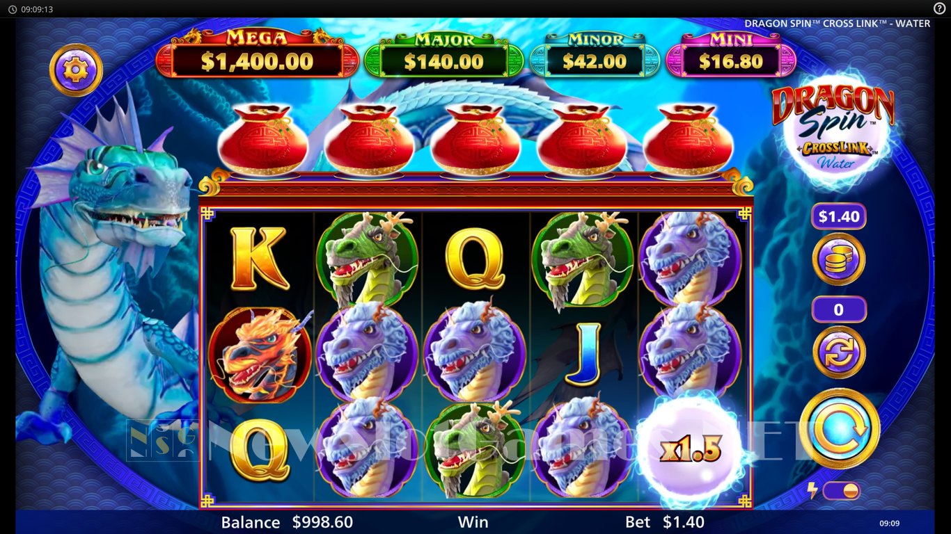 Dragon Spin CrossLink Water Slot Slot Image in Demo - pic. 2