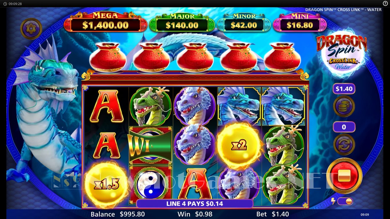 Dragon Spin CrossLink Water Slot Slot Image in Demo - pic. 3