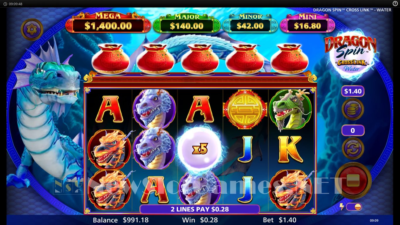 Dragon Spin CrossLink Water Slot Slot Image in Demo - pic. 4