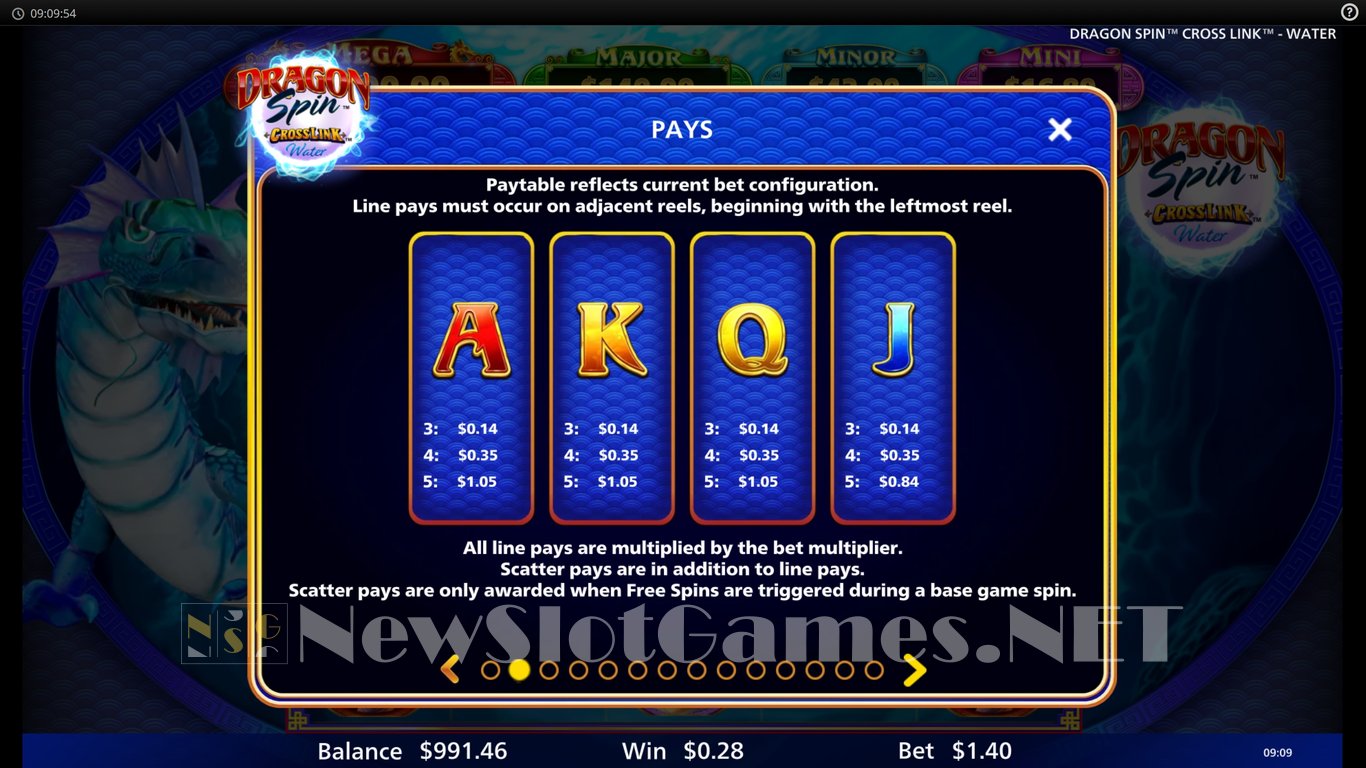 Dragon Spin CrossLink Water Slot Slot Image in Demo - pic. 6