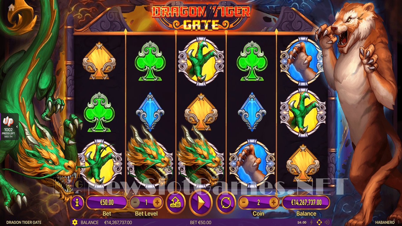 Dragon Tiger Gate Slot Demo Image