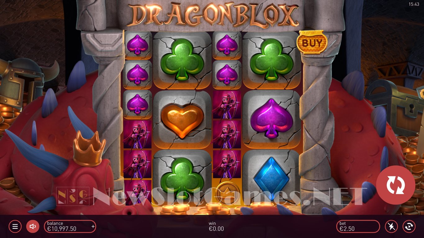 Dragon Blox Gigablox Slot Demo Image