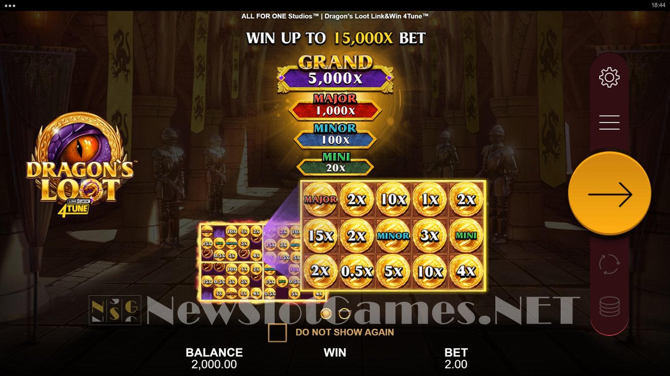 Dragons Loot Slot Demo Image