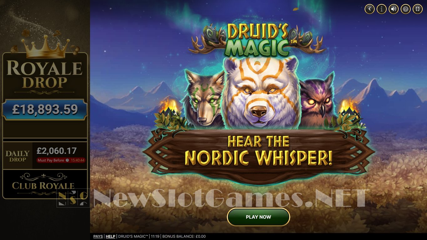 Druids Magic Slot Demo Image