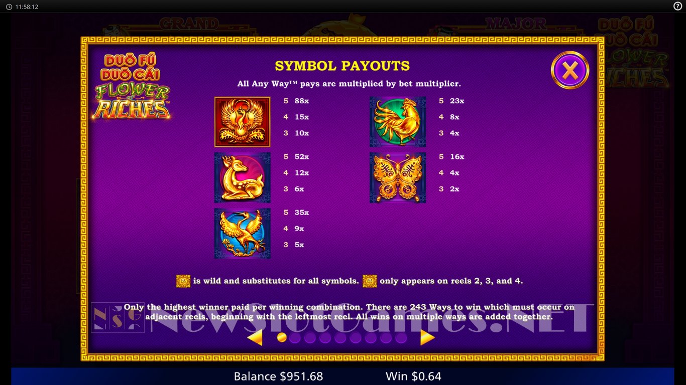 Duo Fu Duo Cai Flower of Riches Slot Slot Image in Demo - pic. 7