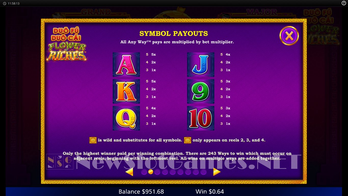 Duo Fu Duo Cai Flower of Riches Slot Slot Image in Demo - pic. 8