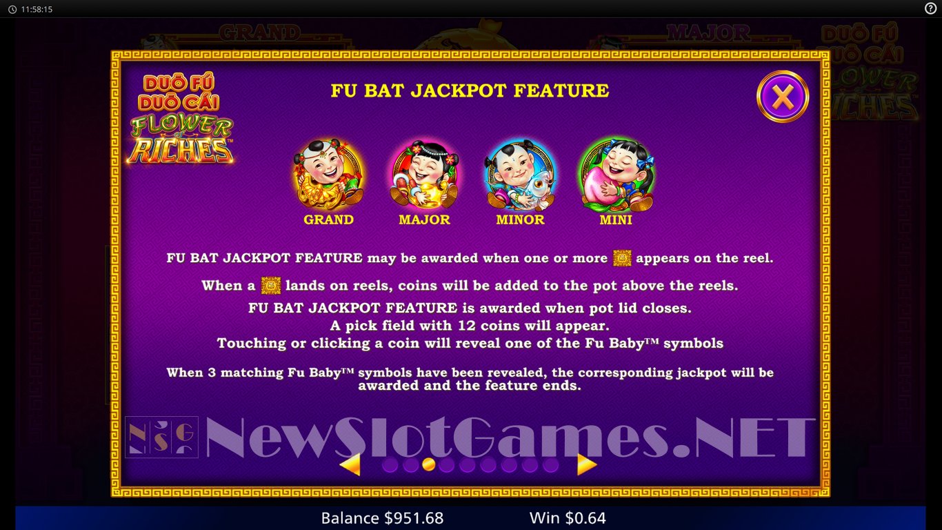 Duo Fu Duo Cai Flower of Riches Slot Slot Image in Demo - pic. 9