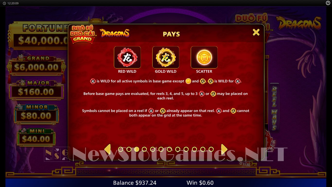 Duo Fu Duo Cai Grand Dragons Slot Slot Image in Demo - pic. 8