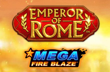 Emperor Of Rome Mega Fire Blaze Slot Logo