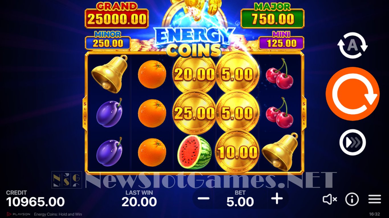 Energy Coins Hold and Win Slot Slot Image in Demo - pic. 4