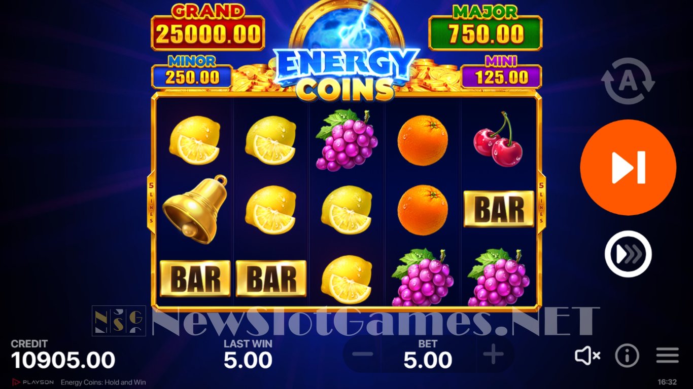 Energy Coins Hold and Win Slot Slot Image in Demo - pic. 5