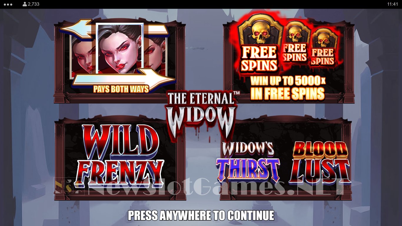 The Eternal Widow Slot Demo Image