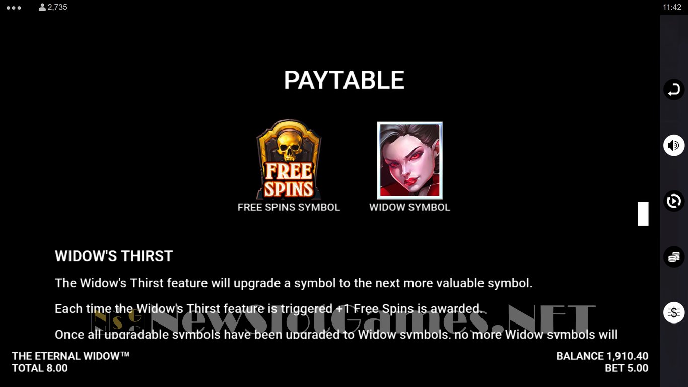 The Eternal Widow Slot Slot Image in Demo - pic. 6