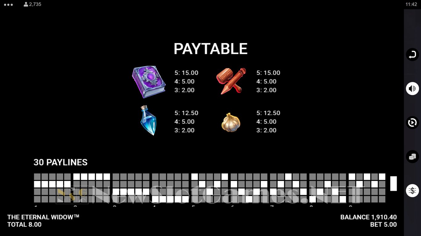 The Eternal Widow Slot Slot Image in Demo - pic. 8
