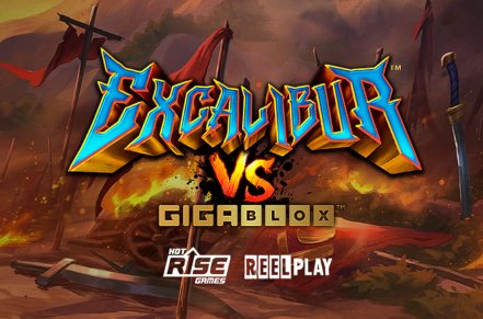 Excalibur VS GigaBlox Slot Logo