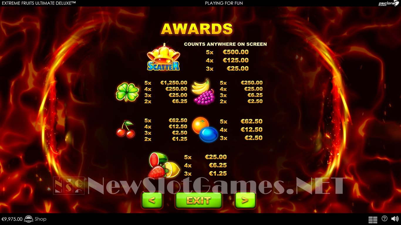Extreme Fruits Ultimate Deluxe Slot Slot Image in Demo - pic. 7