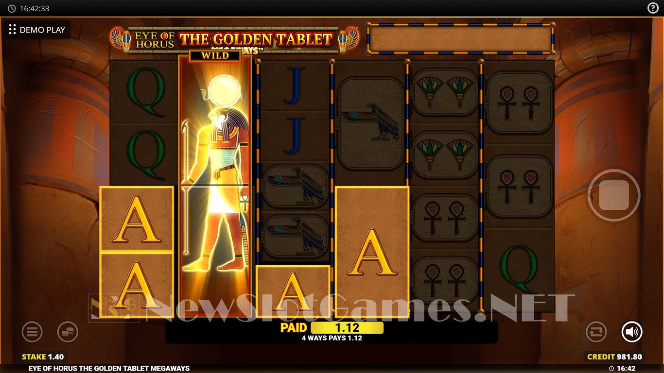 Eye of Horus Golden Tablet Megaways Slot Slot Image in Demo - pic. 6