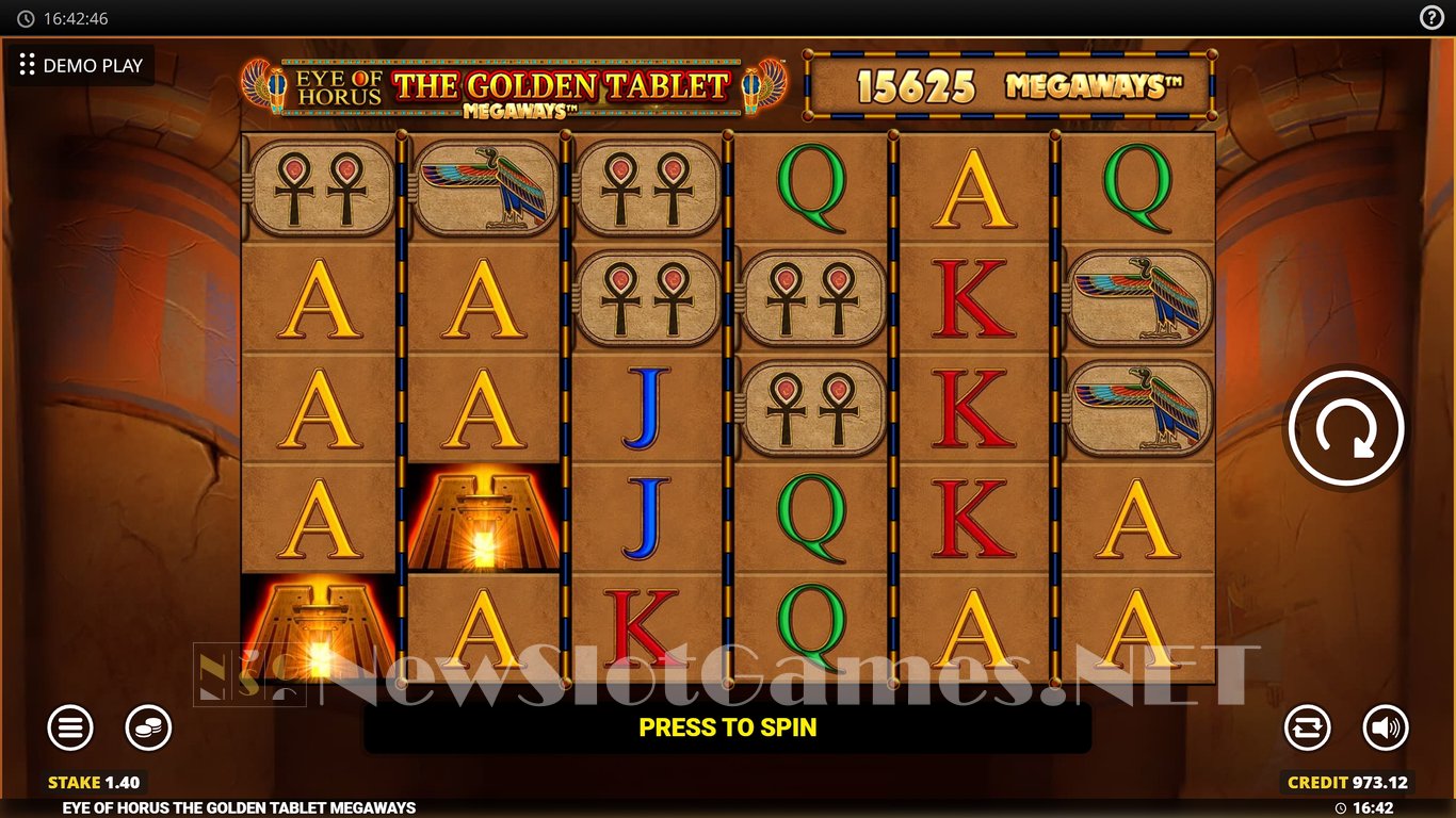 Eye of Horus Golden Tablet Megaways Slot Slot Image in Demo - pic. 7