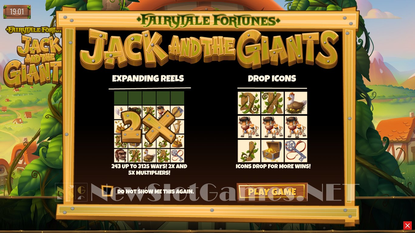 Fairytale Fortunes Jack and the Giants Slot Demo Image