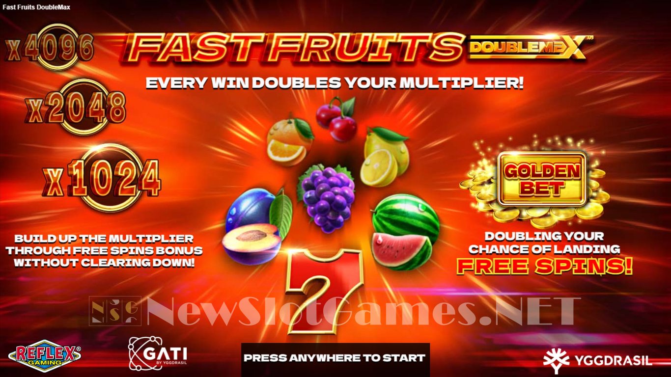Fast Fruits DoubleMax Slot Demo Image