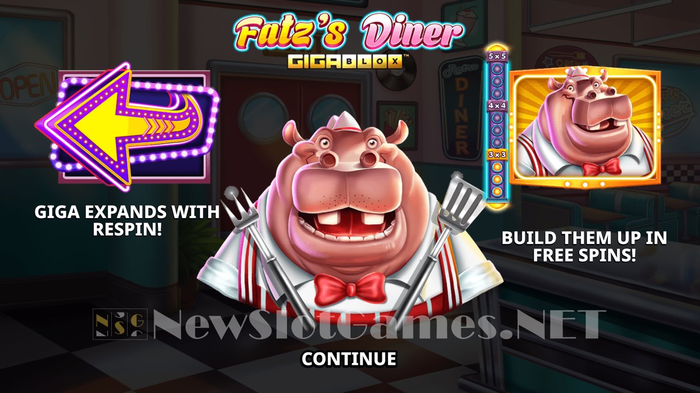 Fatzs Diner Gigablox Slot Demo Image
