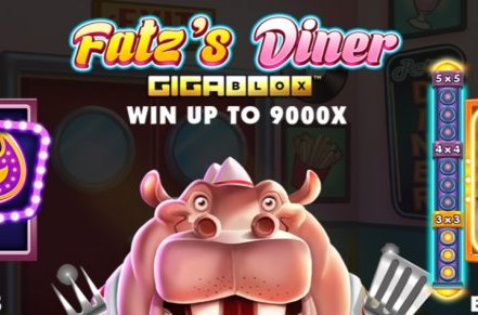 Fatzs Diner Gigablox Slot Logo