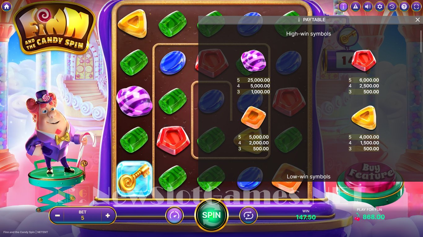 Finn and The Candy Spin Slot Slot Image in Demo - pic. 11