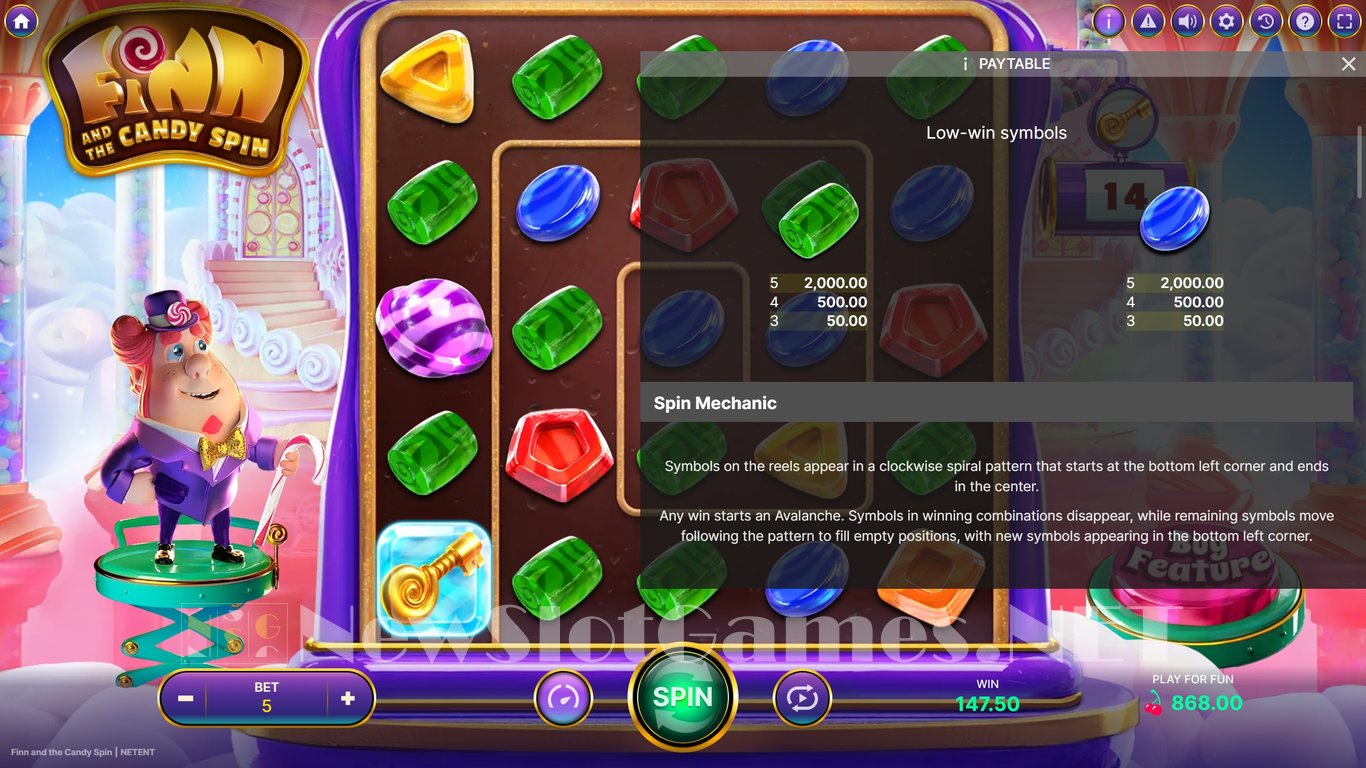 Finn and The Candy Spin Slot Slot Image in Demo - pic. 12