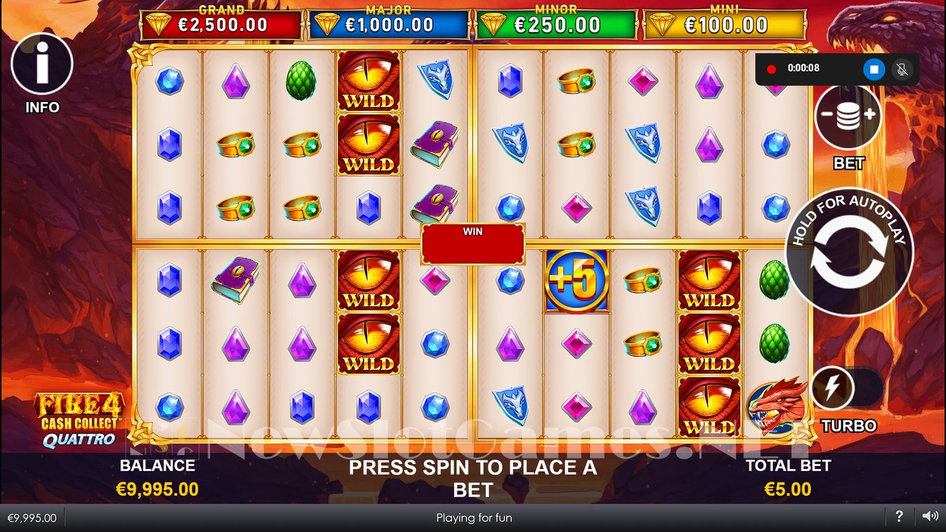 Fire 4 Cash Collect Quattro Slot Slot Image in Demo - pic. 2