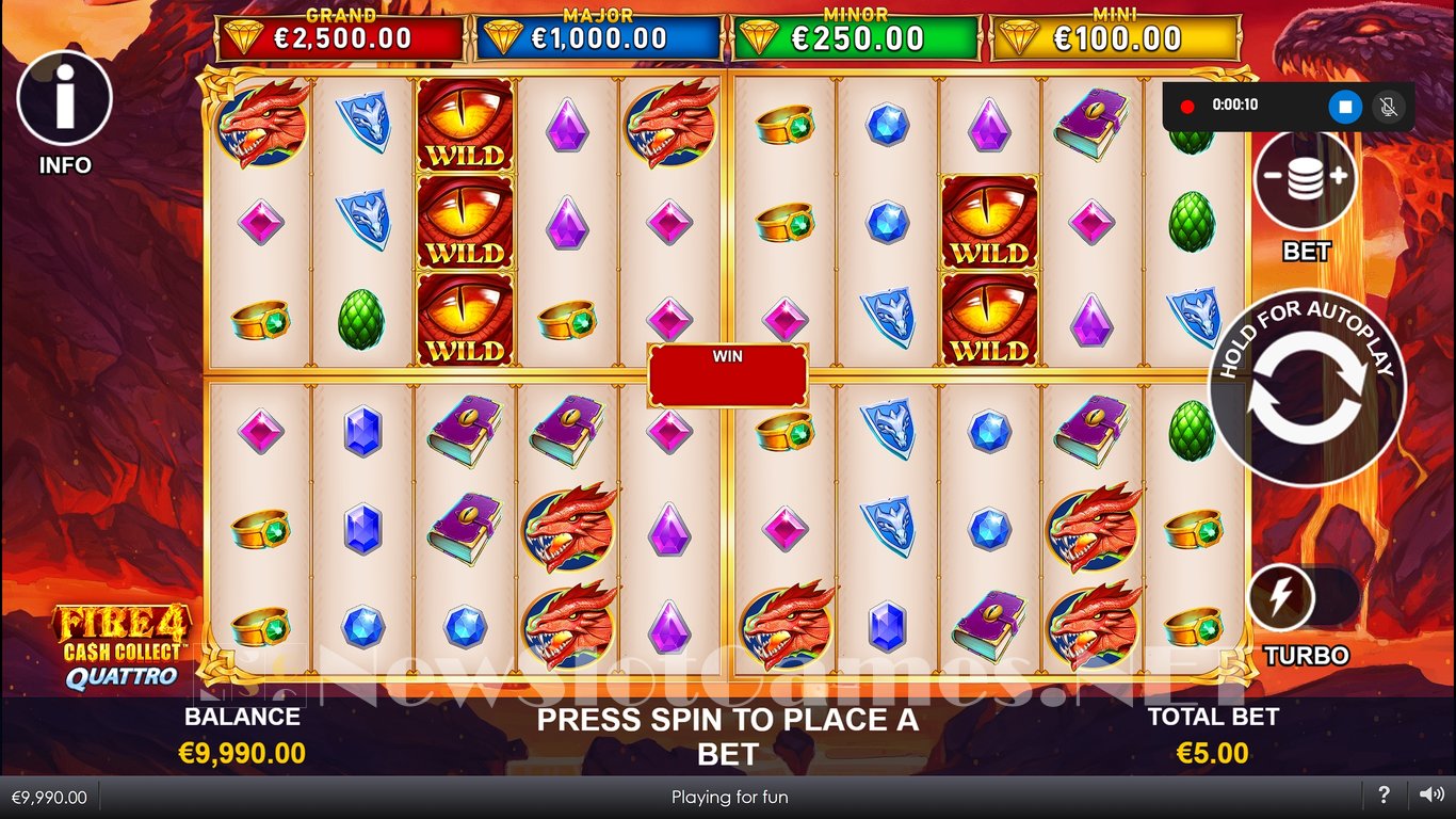 Fire 4 Cash Collect Quattro Slot Slot Image in Demo - pic. 3