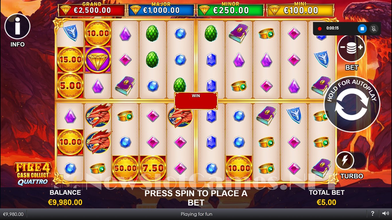 Fire 4 Cash Collect Quattro Slot Slot Image in Demo - pic. 4
