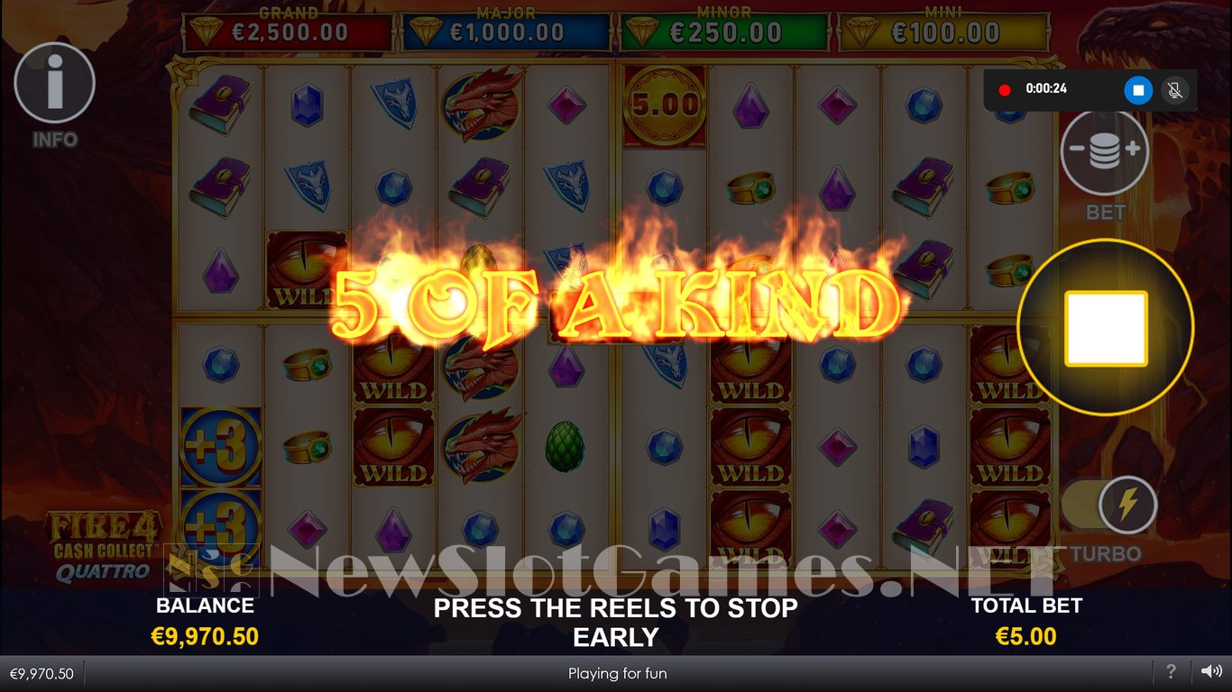Fire 4 Cash Collect Quattro Slot Slot Image in Demo - pic. 6