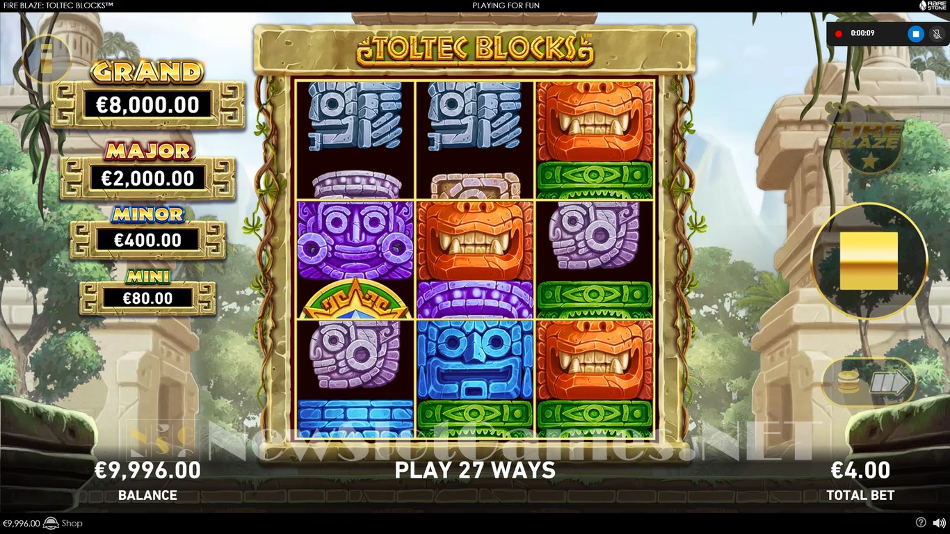 Fire Blaze Toltec Blocks Slot Slot Image in Demo - pic. 4