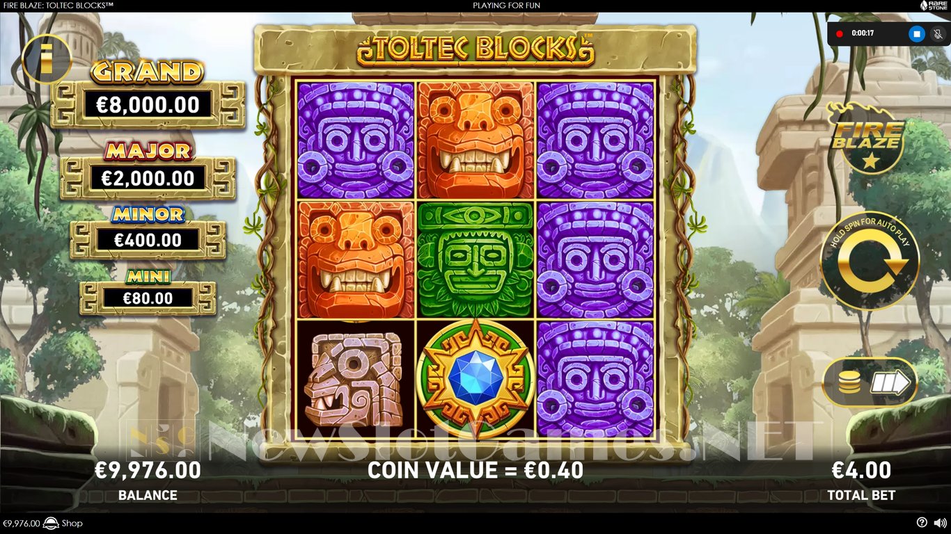 Fire Blaze Toltec Blocks Slot Slot Image in Demo - pic. 6