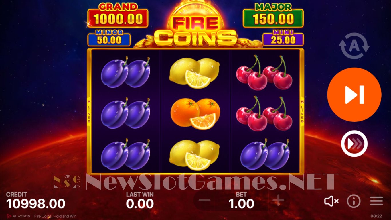 Fire Coins Hold & Win Slot Slot Image in Demo - pic. 2
