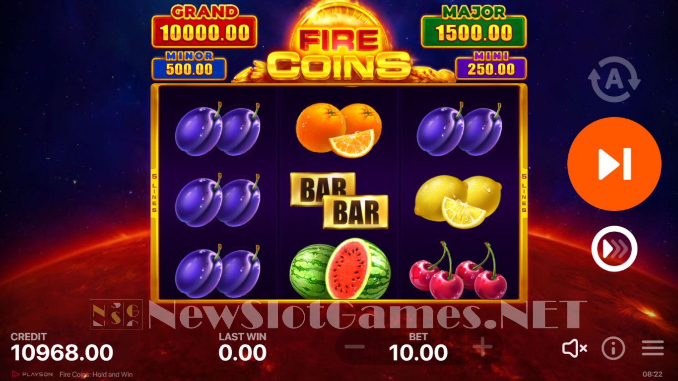 Fire Coins Hold & Win Slot Slot Image in Demo - pic. 3