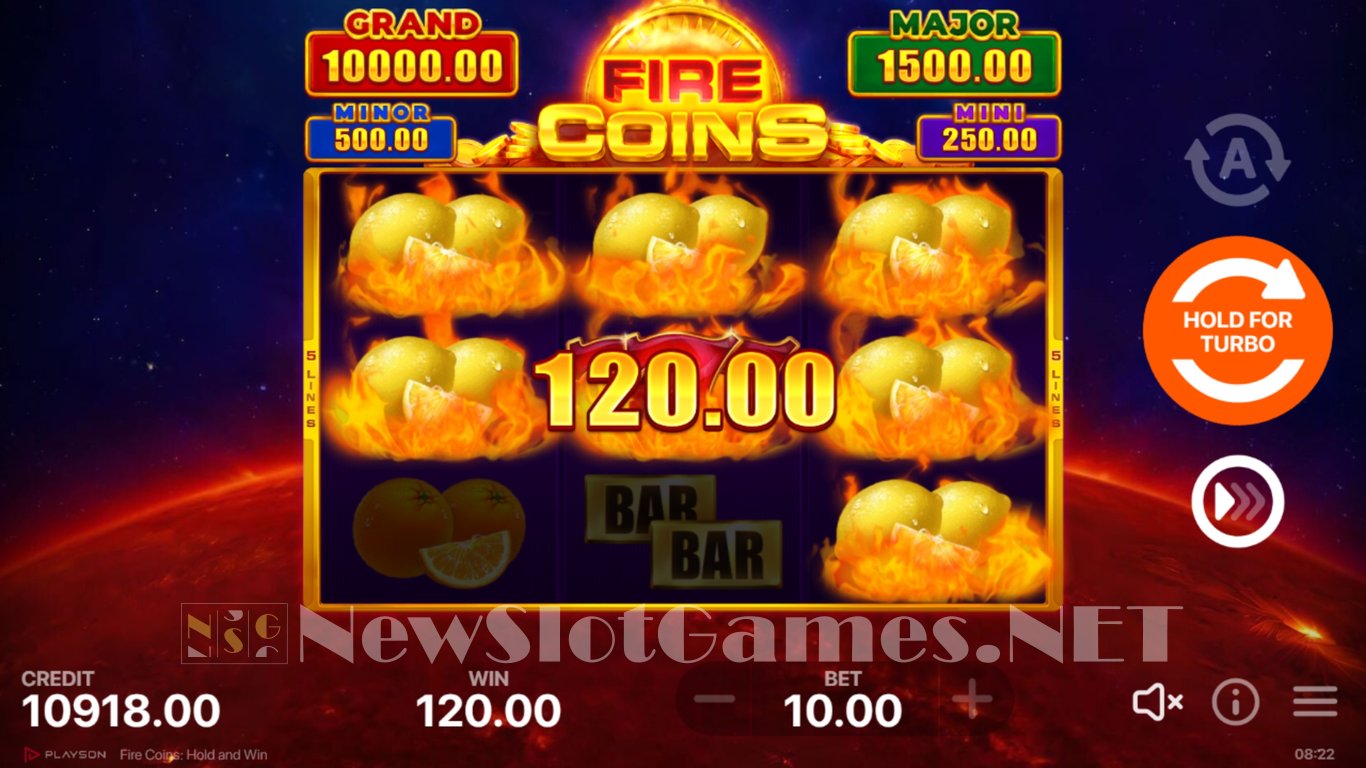 Fire Coins Hold & Win Slot Slot Image in Demo - pic. 4