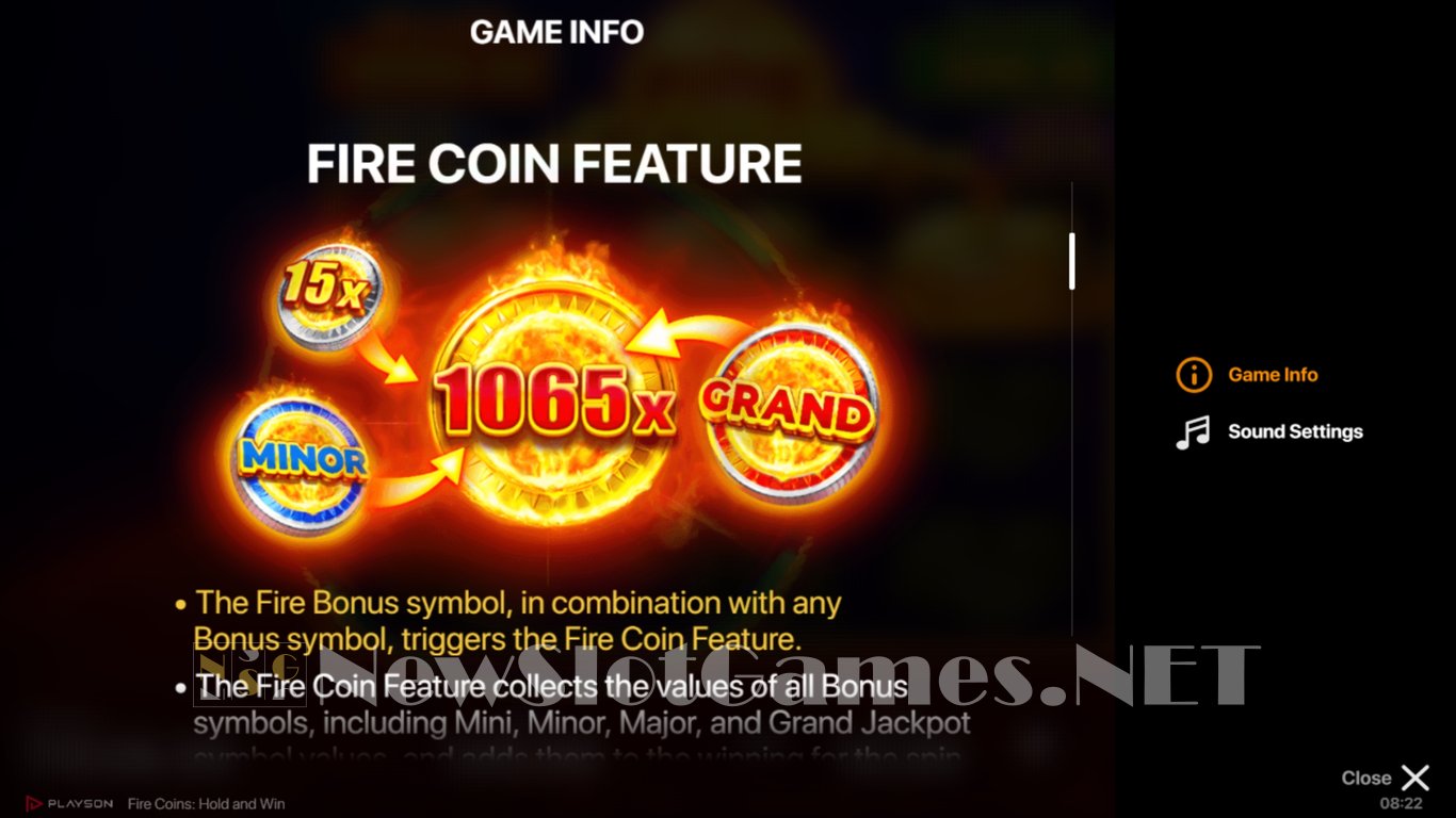 Fire Coins Hold & Win Slot Slot Image in Demo - pic. 6