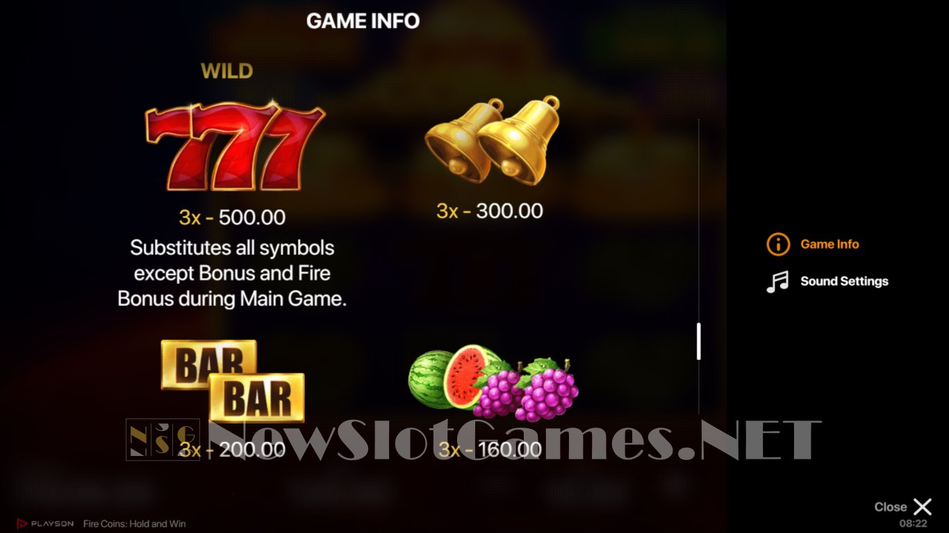 Fire Coins Hold & Win Slot Slot Image in Demo - pic. 8