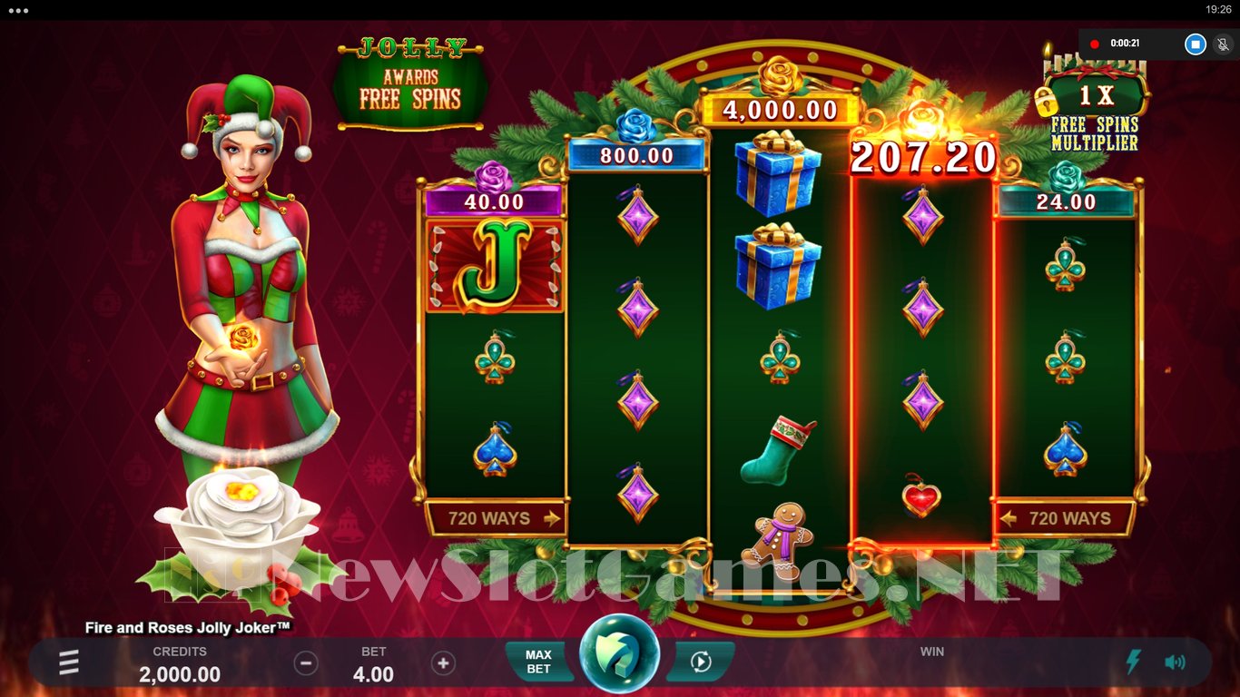 Fire and Roses Jolly Joker Slot Slot Image in Demo - pic. 4